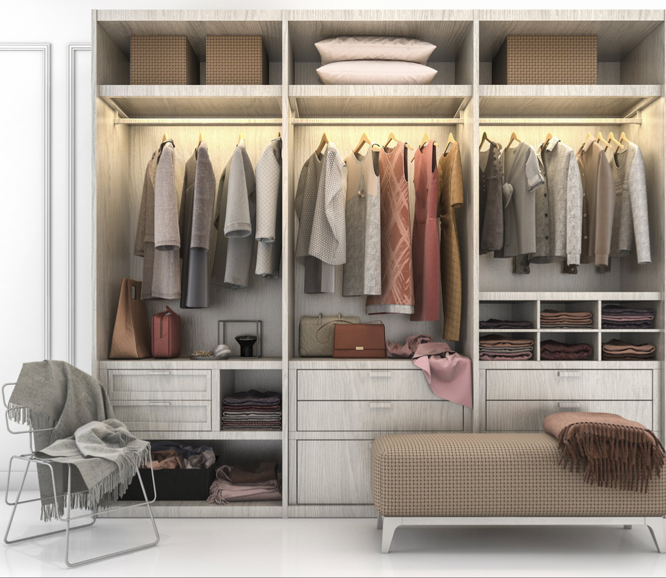 Walk in dressing rooms & furniture made to measure
